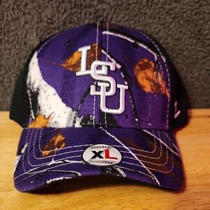 Zephry LSU Purple XL Stretch Fit Neoprene Hat - New